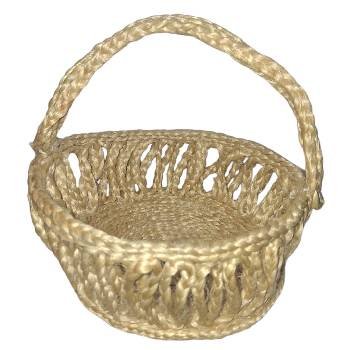 Jute Puja Basket With Handle
